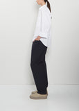 Belone Cotton Poplin Shirt — Optical White