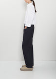 Paz Brushed Cotton Voile Pants  — Midnight