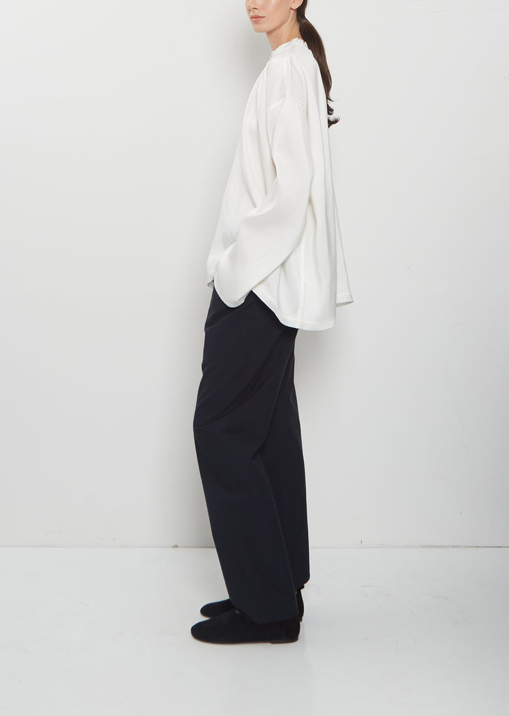 Bisa Silk Doupion Longsleeve Top