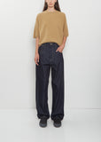 Phill Raw Cotton Denim with Contrast Stitching Pants