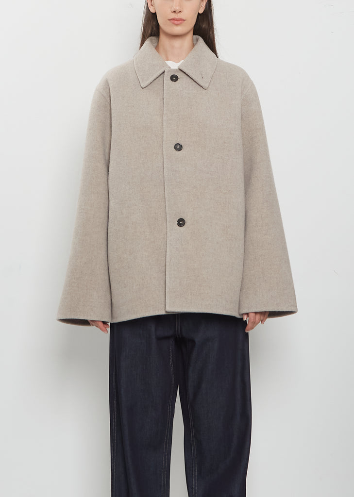 Cousin Woollen Double Faced Blanket Short Coat