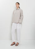 Belone Cotton Poplin Shirt — Powder