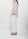 Belone Cotton Poplin Shirt — Powder