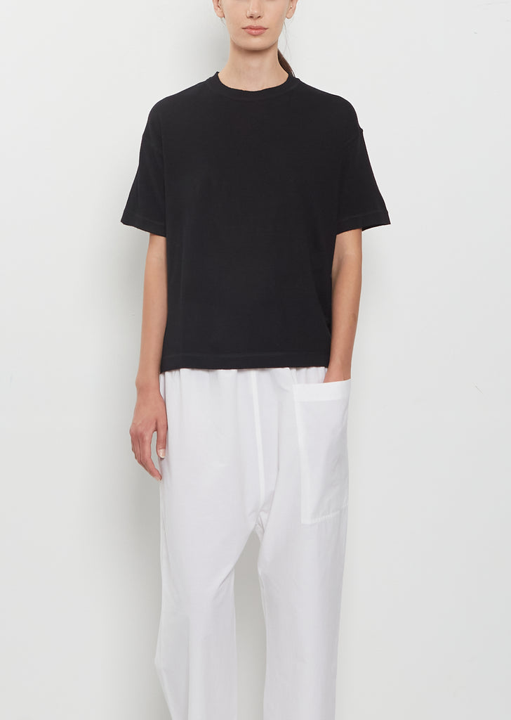 Marta Ultrafine Merino S/S T-Shirt — Black