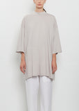 Tick Fine Cotton Jersey Oversized Tee
