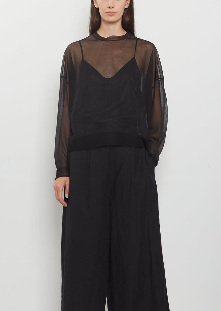 Balloon Sweater — Black