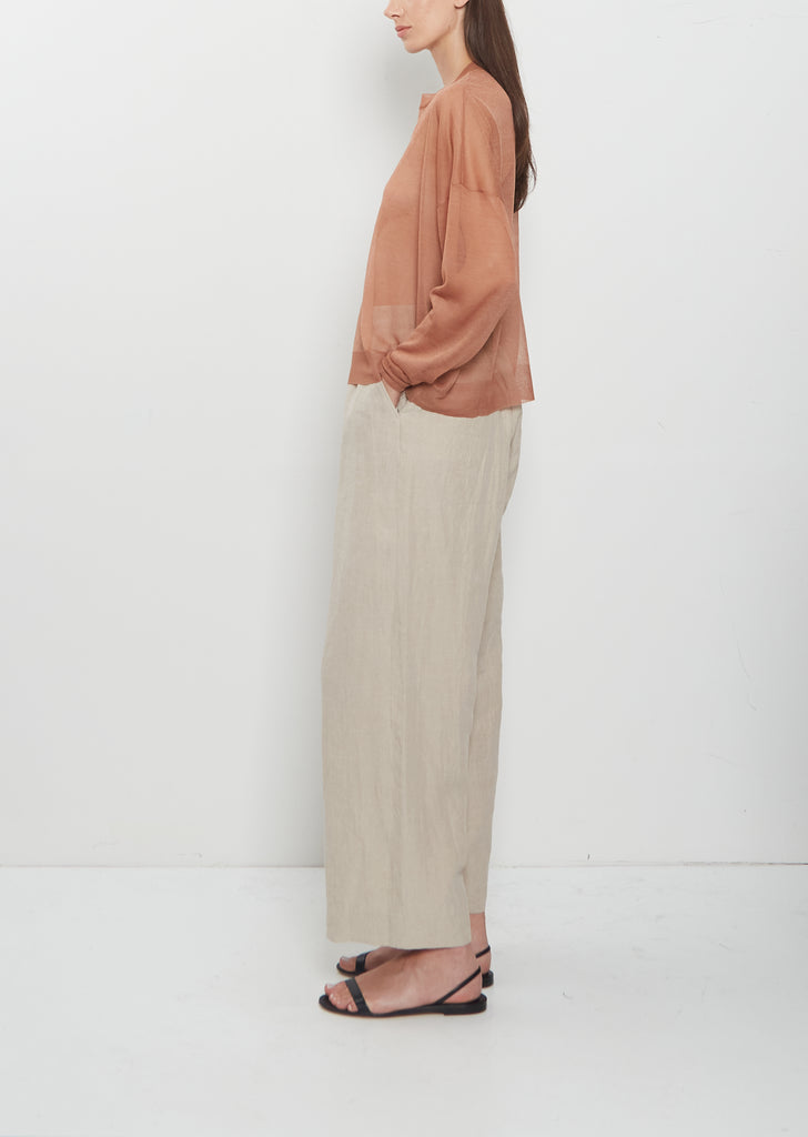 Balloon Sweater — Light Brown
