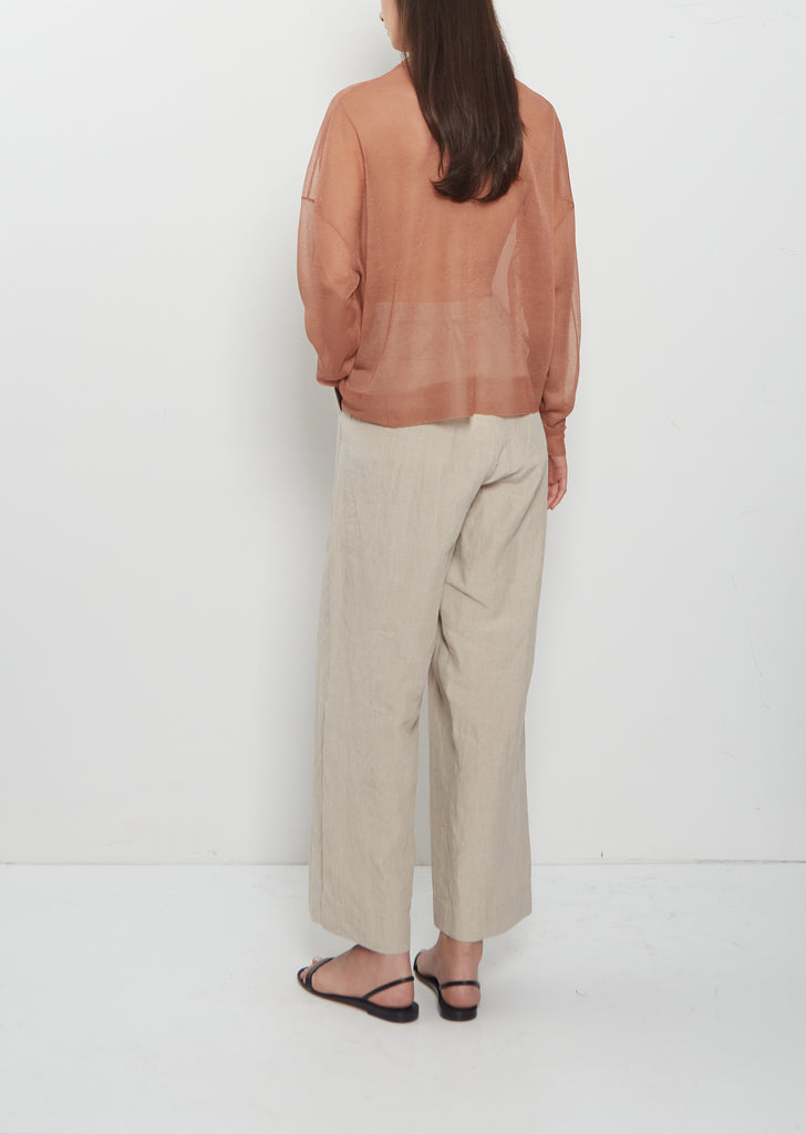 Balloon Sweater — Light Brown