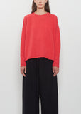 Cashmere Alpaca Sweater — Raspberry
