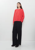 Cashmere Alpaca Sweater — Raspberry