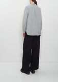 Vichy Cotton Gingham Check Buttoned Shirt