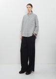 Vichy Cotton Gingham Check Buttoned Shirt