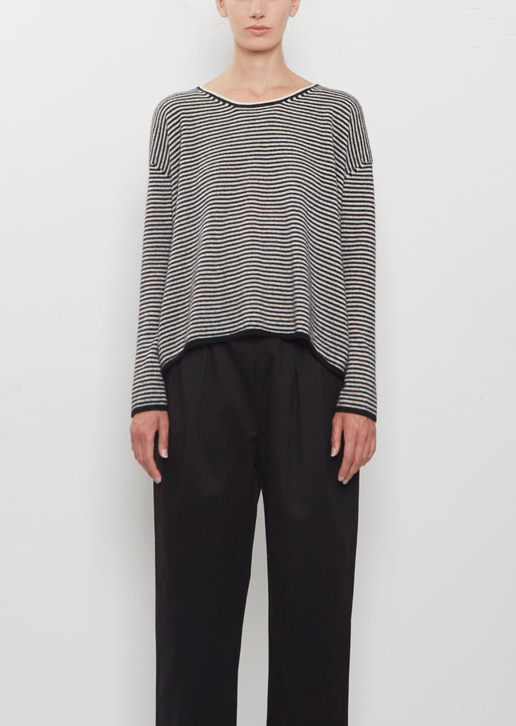 Silk Cashmere Alpaca Sweater