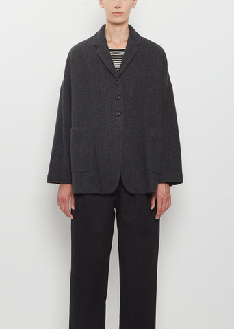 Cashmere Herringbone Jacket