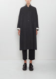 Cashmere Herringbone Long Coat