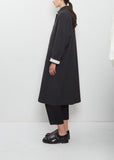Cashmere Herringbone Long Coat