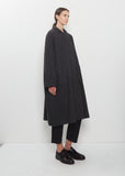 Cashmere Herringbone Long Coat