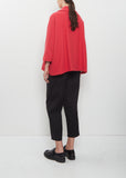 Round Collar Cashmere Jacket