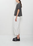 Boxy Ribbon Japanese Cotton Linen Top