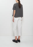 Boxy Ribbon Japanese Cotton Linen Top