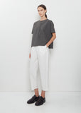 Boxy Ribbon Japanese Cotton Linen Top