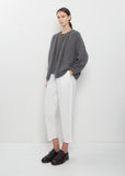 Kimono Sleeve Cashmere Alpaca Cardigan — Cement