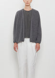 Kimono Sleeve Cashmere Alpaca Cardigan — Cement