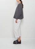Kimono Sleeve Cashmere Alpaca Cardigan — Cement