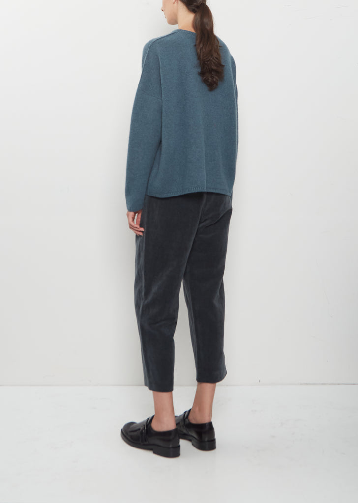 Cashmere Alpaca Sweater — Dark Turquoise