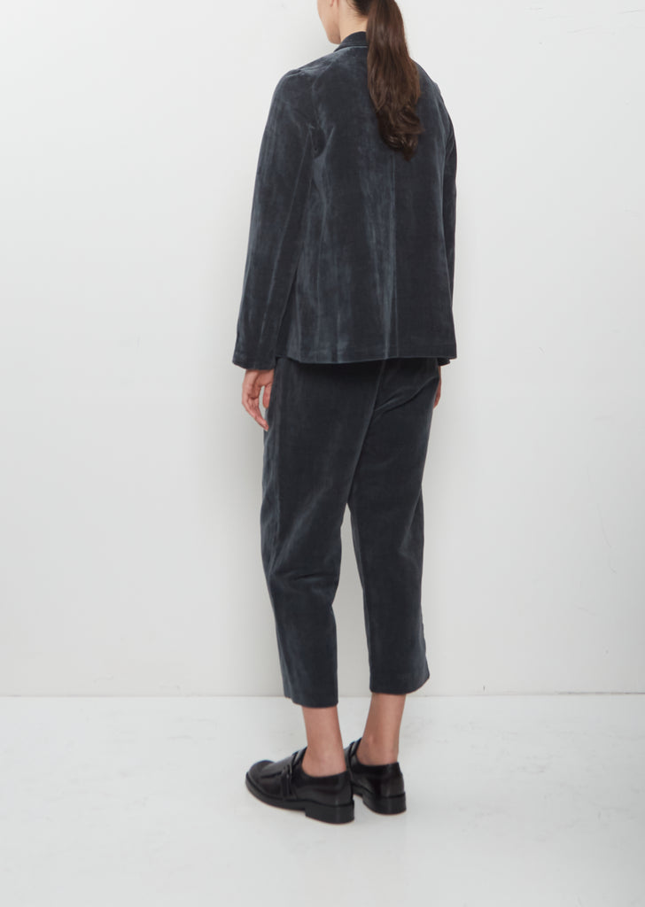 Cotton Linen Velvet Jacket