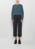 Pull-On Tapered Velvet Trousers