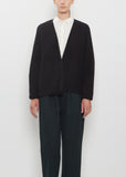 Kimono Sleeve Cashmere Alpaca Cardigan — Black