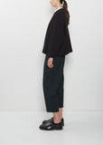 Kimono Sleeve Cashmere Alpaca Cardigan — Black