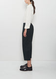 Tapered Pull-On Trousers — Bottle Green