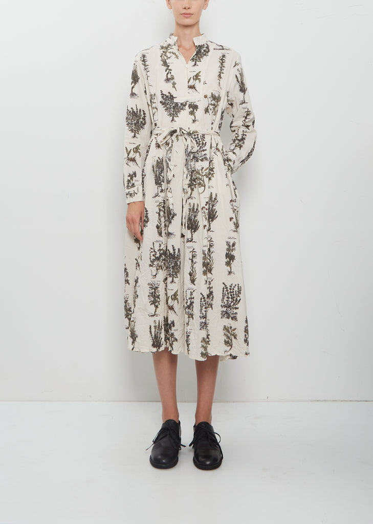 Relax Herbal Print Dress