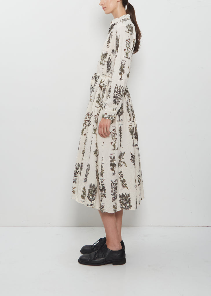 Relax Herbal Print Dress