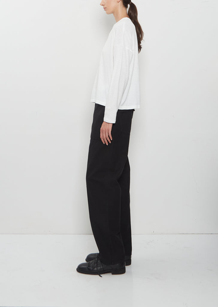 Recycled Jersey Long Sleeve Pullover