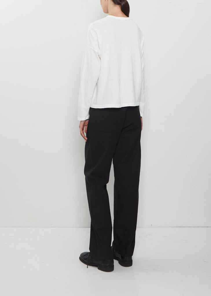 Recycled Jersey Long Sleeve Pullover