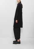 Brushed Cotton Balmacaan Coat