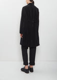 Brushed Cotton Balmacaan Coat