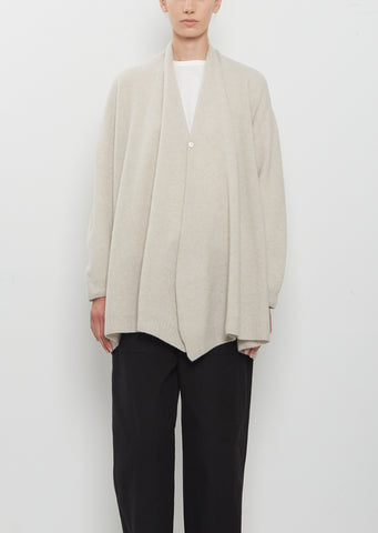 Fine Wool Haori Cardigan