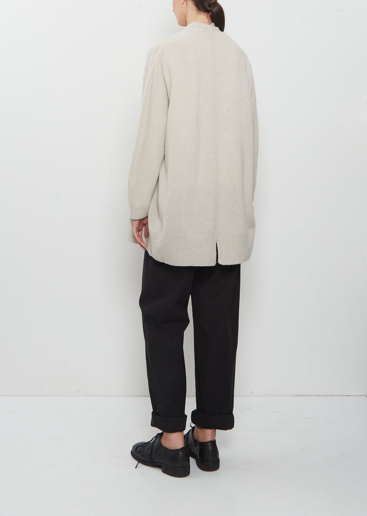 Fine Wool Haori Cardigan
