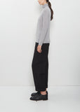 Lyocell Cashmere Jersey Turtleneck Pullover
