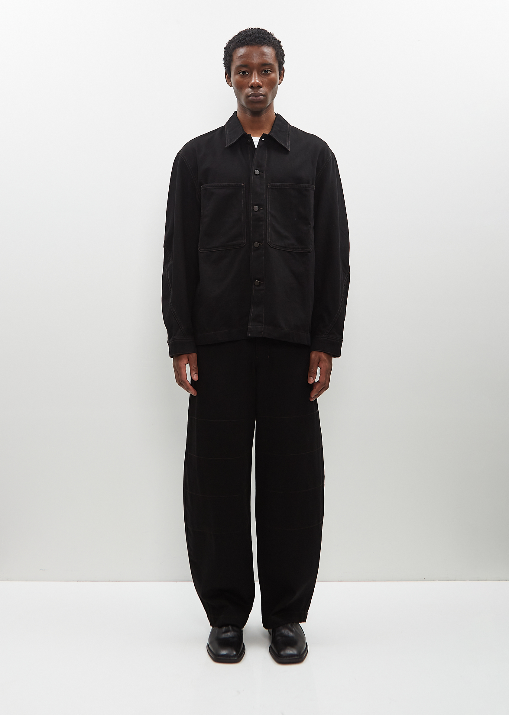 Twisted Sleeve Boxy Overshirt – La Garçonne Twisted Sleeve Boxy Overshirt – La Garçonne