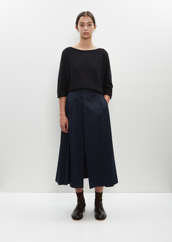 Technical Cotton Celebrate Flare Skirt — Moon Night