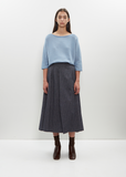 Brushed Cotton Celebrate Flare Skirt — Blue