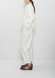 11.5oz Natural Slub Denim Jacket — Ivory