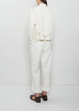 11.5oz Natural Slub Denim Jacket — Ivory
