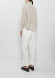 Fine Wool Loose Turtleneck Pullover
