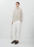 Fine Wool Loose Turtleneck Pullover
